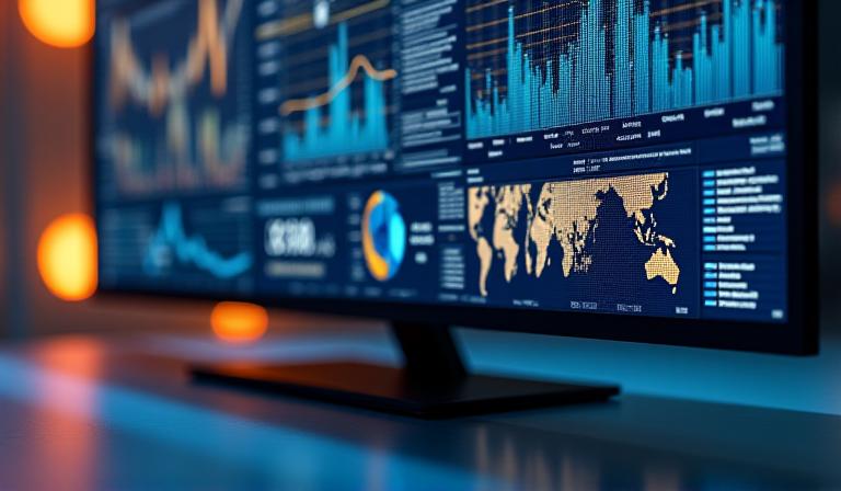 Advanced logistics data visualization chart